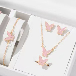 Bộ trang sức bướm hợp kim, vòng tay quyến rũ - quà tặng tuyệt vời cho Ngày của Mẹ
