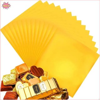 N & X 100 Cái 20 * 20cm DIY Thực Phẩm Lá Nhôm Gói Giấy Tờ Bao Bì Cho Chocolate Kẹo Tiệc Cưới Trang Trí Quà Tặng Sinh Nhật.