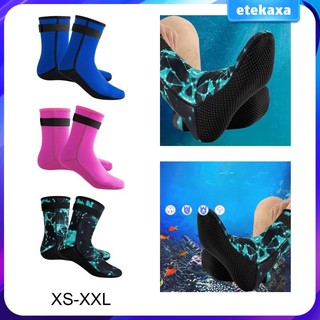Tất lặn 3 mm neoprene, giày bơi co giãn cho nam nữ, phù hợp bè lướt sóng và kayaking