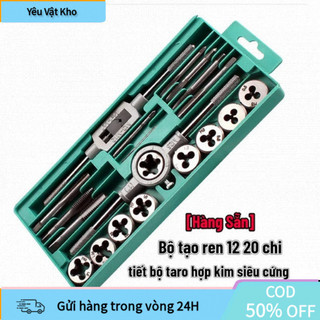 [COD] 【48h】Bộ taro tạo ren M3-M12 taro ren ngoài 20 chi 40 chi tiết bộ taro