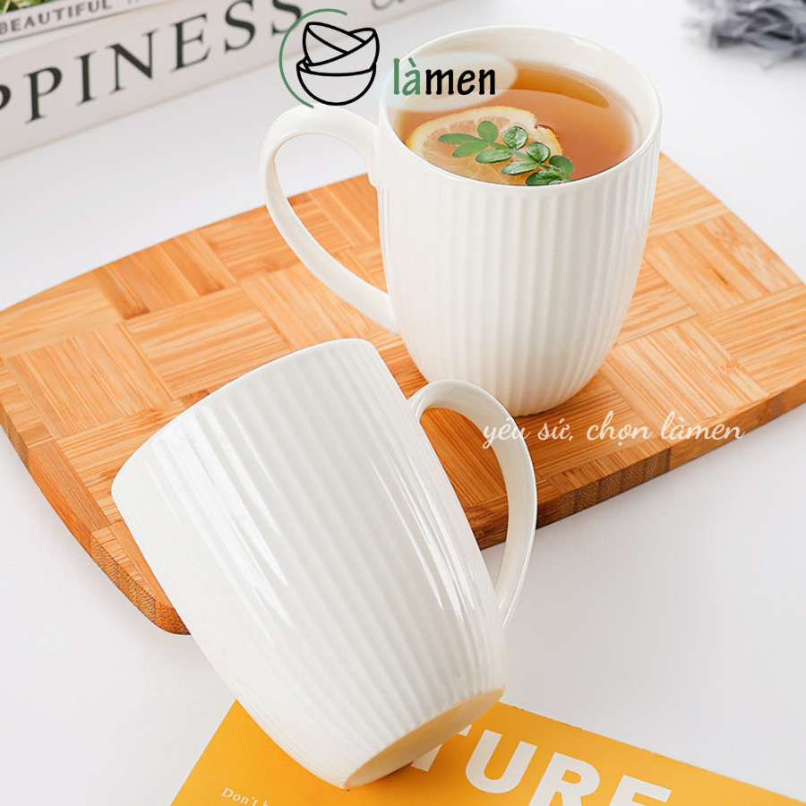Cốc Sứ Tráng Men Cao Cấp Vintage, Cốc Uống Cà Phê, Cốc Trà Phong Cách Châu Âu CSU104
