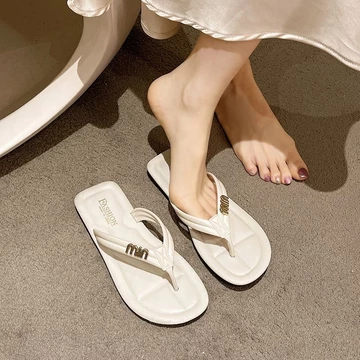 Dép xỏ ngón Nữ Mùa Hè Mặc Ngoài Phong Cách Mới Phiên Bản Hàn Quốc Xu Hướng Thời Trang Dép Đế Mềm Dép Sandal S