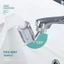 Đầu Nối Vòi Nước Thông Minh Xoay 720 Độ Lắp Chậu Rửa Bát Chén Lavabo Chất Liệu INOX