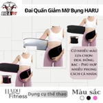 Big & Fit  - Đai Quấn Giảm Mỡ Bụng HARU – Đai Quấn Bụng Đốt Mỡ, Siết Eo, Thấm Mồ Hôi, Tiện Lợi Chạy Bộ HR60 — ảnh 6