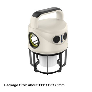 [CRUSH] Bóng đèn LED, Lều sạc chống nước IPX4 Đèn cắm trại, Đèn pin có độ sáng cao di động Đèn thị trường ban đêm mờ vô cấp Đi bộ đường dài