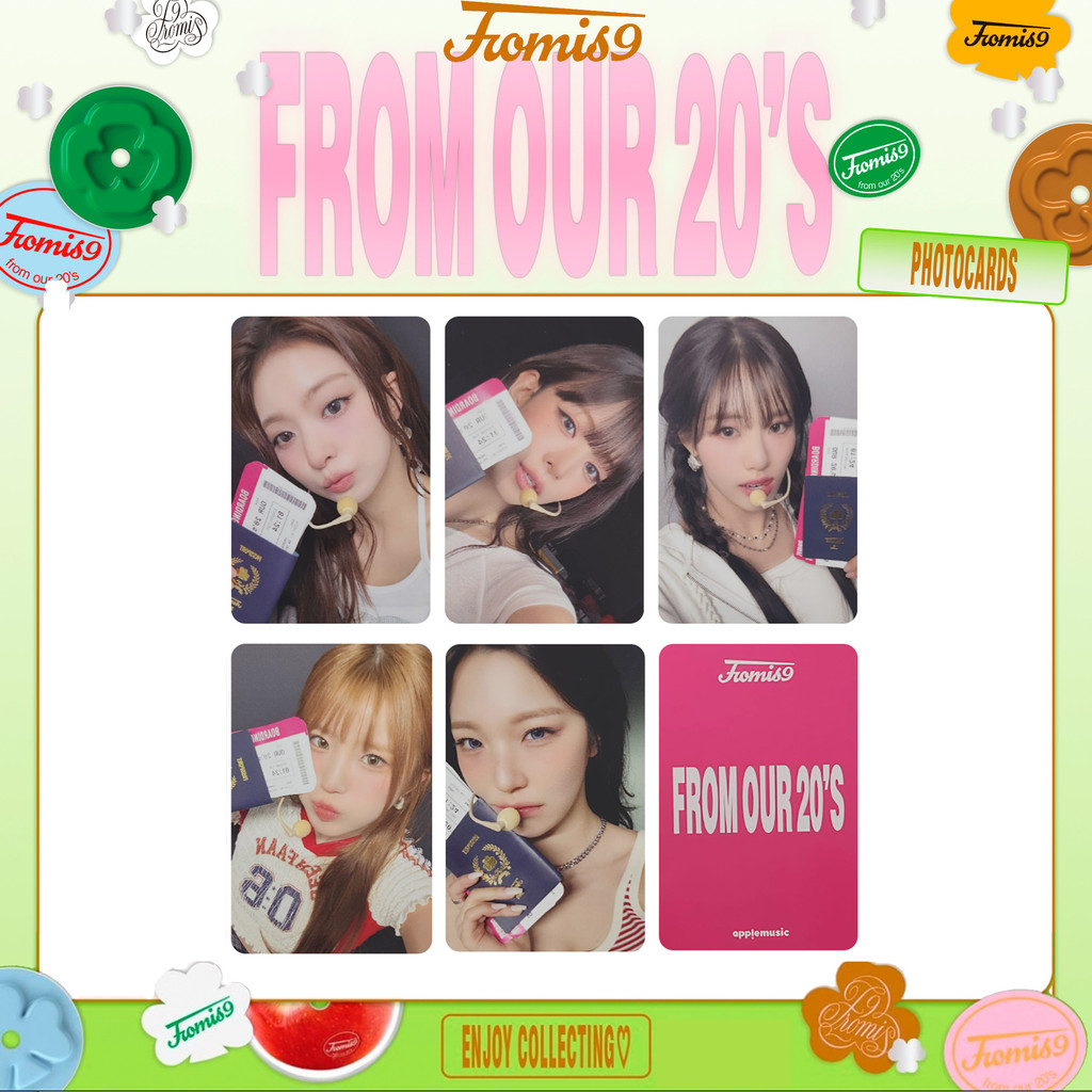 SQ3 5 Cái / bộ Fromis 9 LOMO Card Album Mini Thứ Sáu Từ Bộ Sưu Tập Bưu Thiếp 20 Của Chúng Tôi KPOP Stars Ngoại Vi QS3