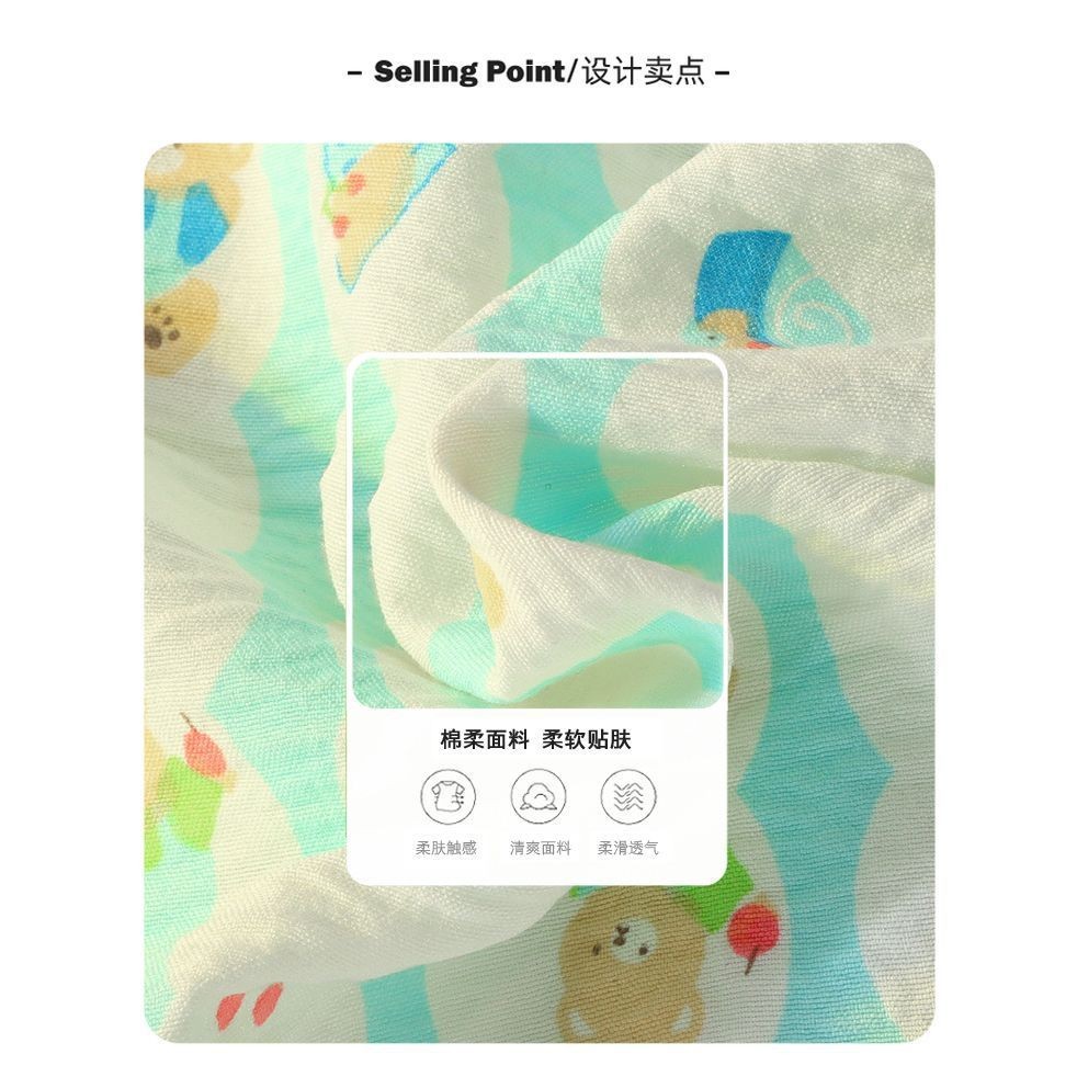 Bộ Đồ Ngủ Phong Cách Mỏng Trẻ Em Mùa Xuân Thu Cardigan Bộ Hai Mảnh 90-160 Kích Thước LRQD