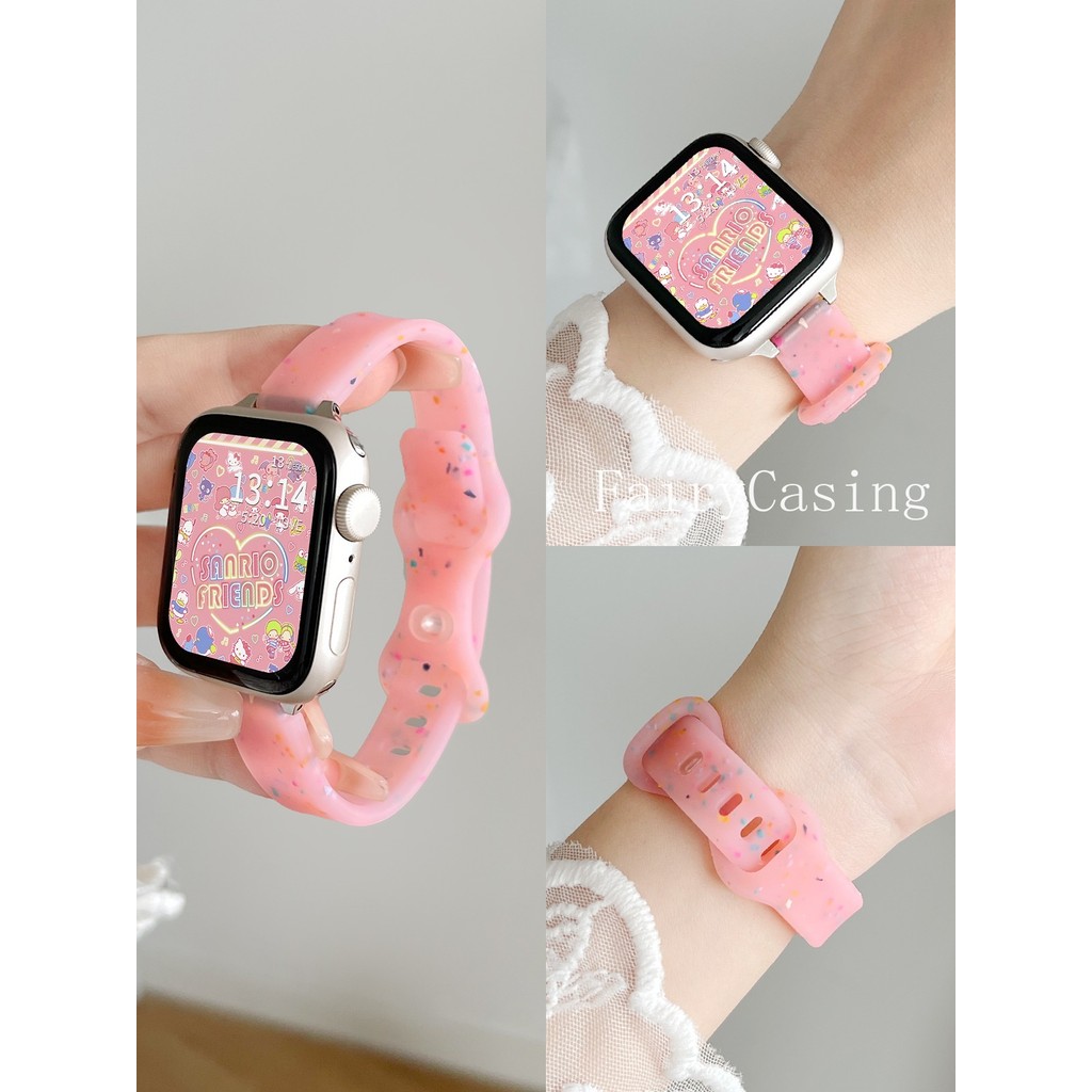 Dây đeo silicon thể thao cho Apple Watch 46 40 41mm 45mm 44 38 49 Vòng tay cho iwatch Series 10 9 8 7 6 5 3 SE Ultra 2 S11 Band