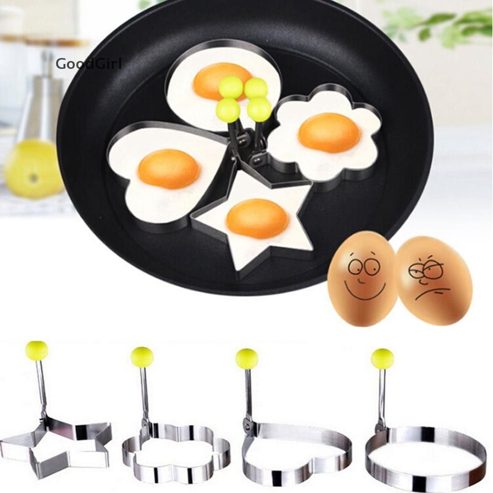 [GoodGirl] Dụng cụ nhà bếp nấu ăn bằng thép không gỉ Chiên trứng Shaper Vòng Khuôn bánh Pancake VN