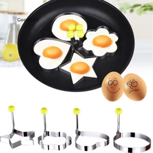 Dụng cụ nhà bếp nấu ăn bằng thép không gỉ Chiên trứng Shaper Vòng Khuôn bánh Pancake VN