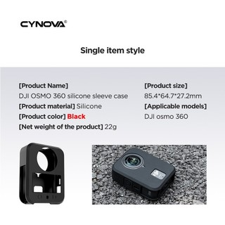 Dành cho vỏ bảo vệ silicon thân xe DJI OSMO 360, vỏ bảo vệ an toàn, vỏ silicon chống trầy xước và chống rơi DJI 360, phụ kiện máy ảnh thể thao toàn cảnh