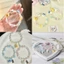 Thiết kế thích hợp đính cườm dễ thương, phụ kiện túi xách Jiyi Xiaoba Usaqi, cảm giác bạn nhỏ, chuỗi Jiyi tám món quà