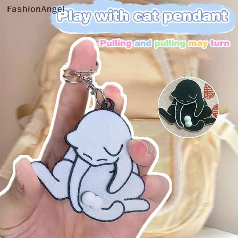 FashionAngel Sáng Tạo Kéo Chơi Trứng Móc Khóa Mặt Dây Chuyền Dễ Thương Và Ngộ nghĩnh Xoay Túi Acrylic Mặt Dây Chuyền Dành Cho Nữ Móc Khóa Ví Túi Phụ Kiện VN