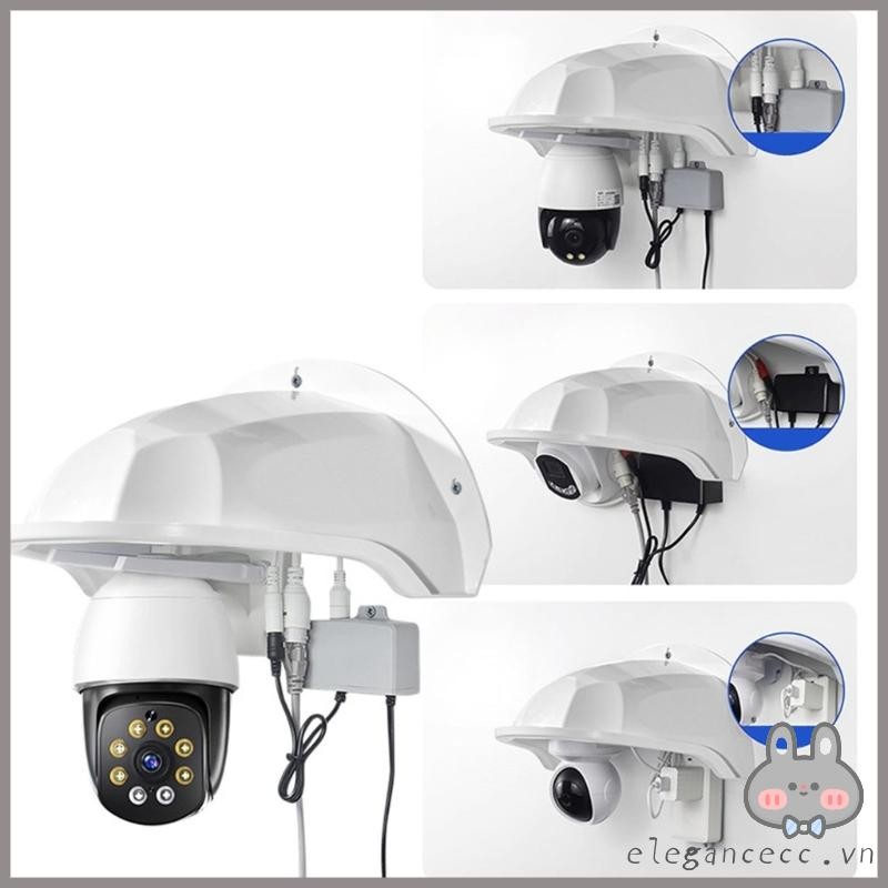 Camera an ninh chống chịu thời tiết ELEGA Vỏ che mưa chống nắng cho giám sát ngoài trời Bảo vệ chống nắng mưa Liền mạch Integra