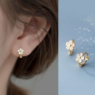 Bông Tai Hoa Cúc Retro Đơn Giản, Không Phai Màu - Trang Sức Dành Cho Nữ