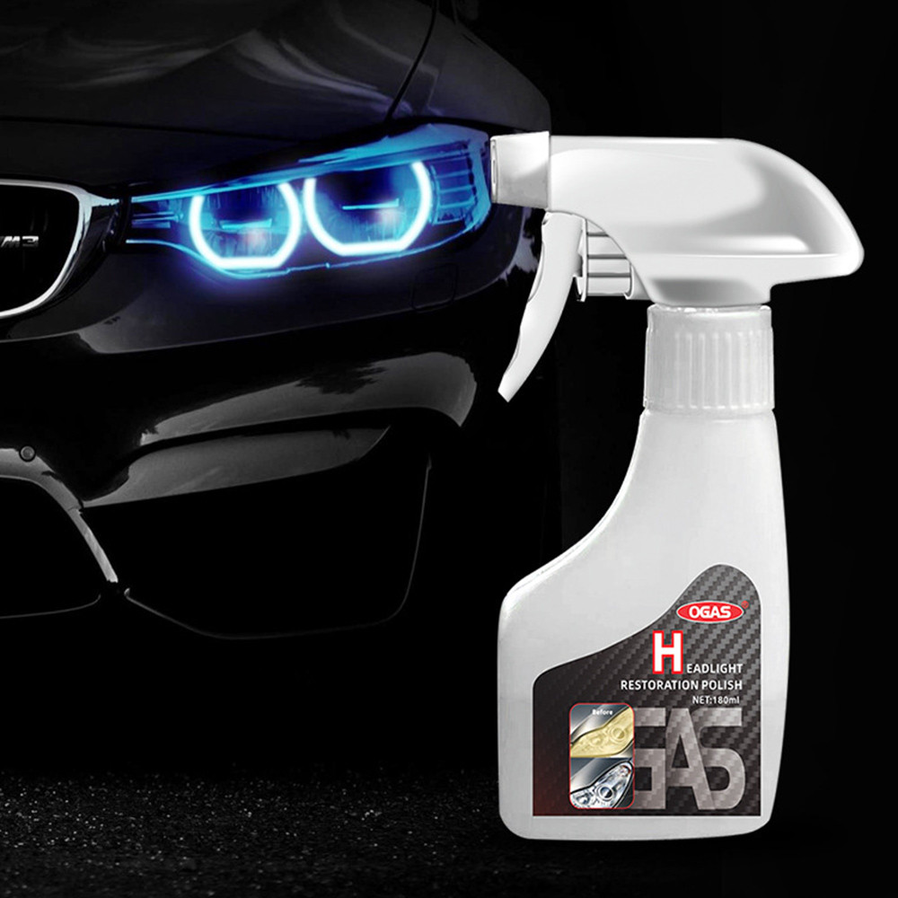 Car Headlinght Refurbishment Kit 180ml Car Headlamp Repair Headlight Restoration Kit