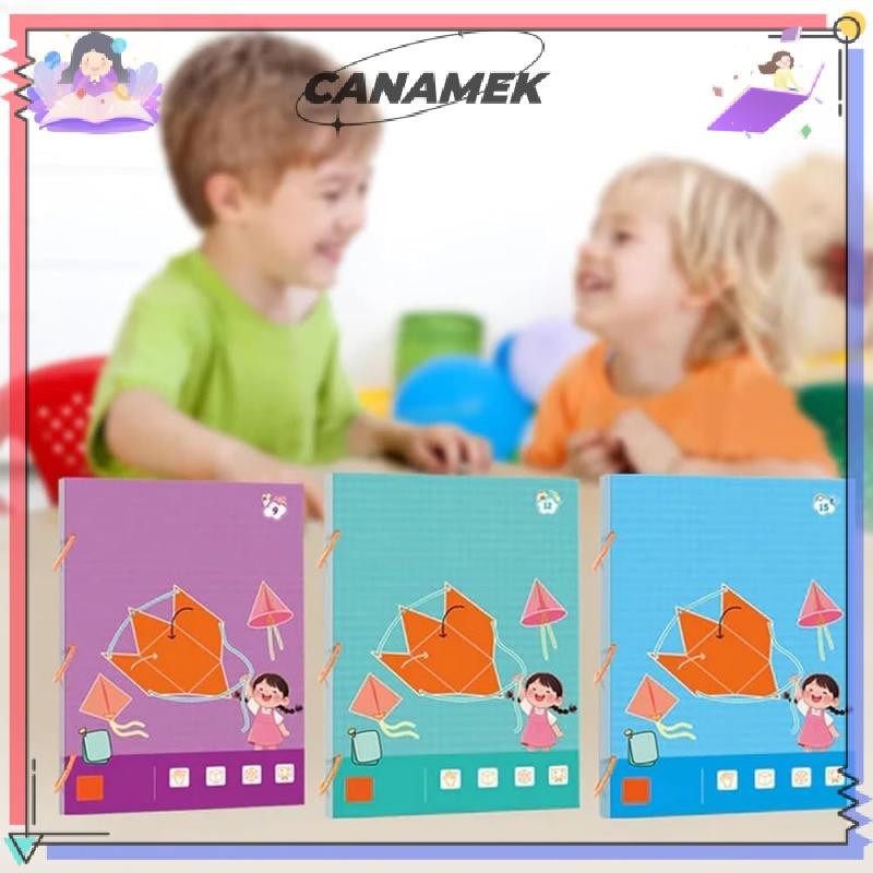 CANAMEK Kéo Dây Sách Học Hình Học 3D, Sách Học Hình Học 3D Với Thiết Kế Dây Tập Giảng Dạy & Diện Tích Bề Mặt CSF