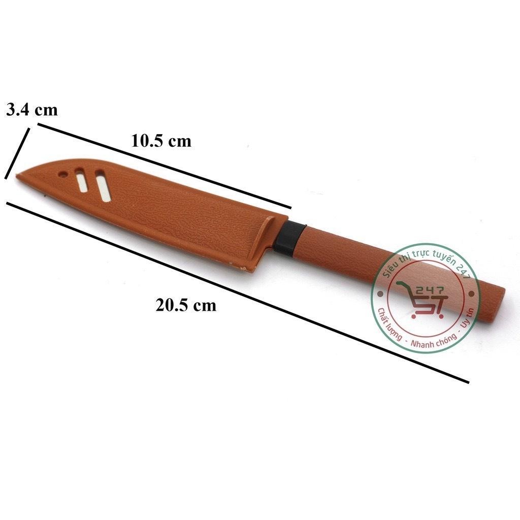 COMBO 3 CON Dao gọt hoa quả dao con , lưỡi săc bén có vỏ nắp an toàn, dụng cụ nhà bếp BB-440