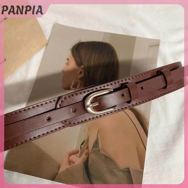 PNPIA- Da Có Thể Tháo Rời Thắt Lưng Thời Trang Pin Khóa Rộng Thắt Lưng Vintage Áo Khoác Đầm Dây Dành Cho Nữ