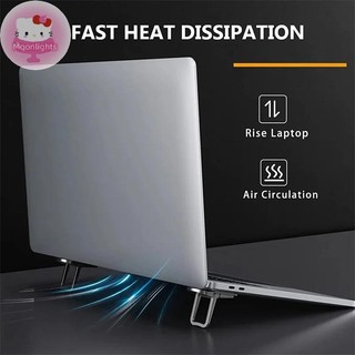 Moonlights 2 Chiếc Giá Đỡ Laptop Di Động Có Thể Gập Lại Nvisible Laptop Riser Giá Đỡ Cho Notebook Đứng Làm Mát Giá Đỡ EN