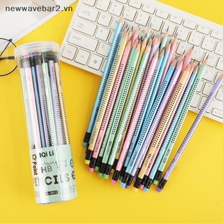 [Mới] 30 Bút Chì HB Có Tẩy, Thiết Kế Chống Trơn Trượt, Viết Mịn, Vỡ, Gỗ Composite, Màu Sắc.