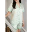 PIJAMA LỤA XANH PASTEL ( HÀNG THIẾT KẾ )