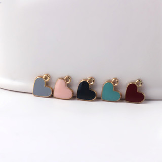 Tự Làm Handmade Phụ Kiện Trang Sức Hợp Kim Dầu Nhỏ Giọt Mặt Dây Chuyền Nhỏ Trái Tim Tình Yêu Trăng Tròn Ngôi Sao Mặt Dây Chuyền Bông Tai Chất Liệu