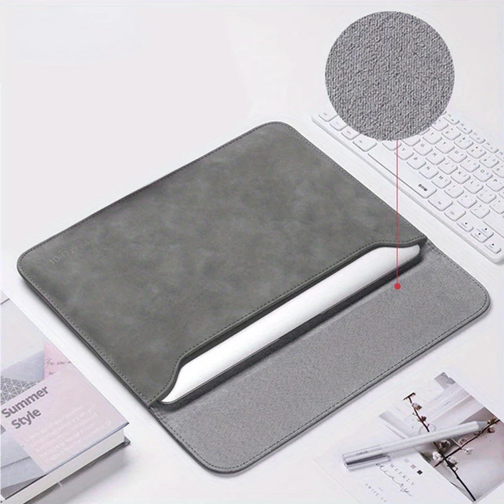 Túi đựng máy tính xách tay cho Macbook 2022 Air 13,6 A2681, Air 13 A2237, Air 15 Case M1 M2 M3 Pro 14 16 Inch 2021 2023 Coque Pouce Scrub Túi da PU cho túi đựng máy tính xách tay