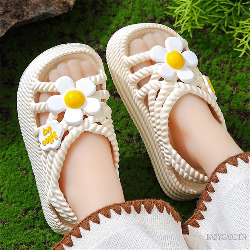 Xăng đan EVA Mùa Hè Bé Gái BAGA-Kids Giày Hoa Đế Mềm Chống Trơn Trượt Cho Tiệc Đi Học Ngoài Trời