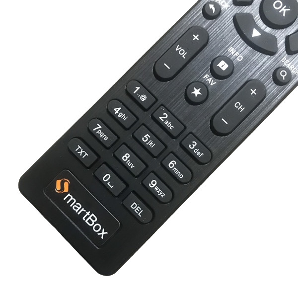 tay điều khiển remote từ xa đầu thu VNTP SmartBox-kèm pin-tay đầu bấm đầu thu VNPT Smartbox