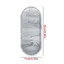 Khay đựng đồ trang điểm phòng tắm SNUGHOUSE, Khay đựng đồ nhà bếp bằng đá cẩm thạch bằng silicon, Khay trang trí Khay đựng bồn cầu chống trượt hình bầu dục