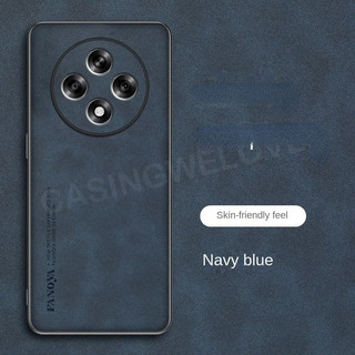 Dành Cho Oppo Reno12 F 5G Reno 12 reno12F 12F 2024 Vỏ Điện Thoại Da Cừu Sang Trọng Thời Trang Silicon Mềm Bảo Vệ Camera Vỏ Chống Sốc Ốp Lưng