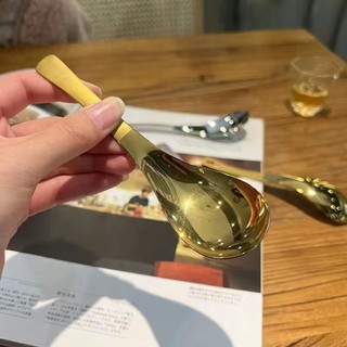 Muỗng Ăn Súp / Uống Nước Bằng Thép Không Gỉ Với Tay Cầm Dài Tiện Dụng 15cm SUNND