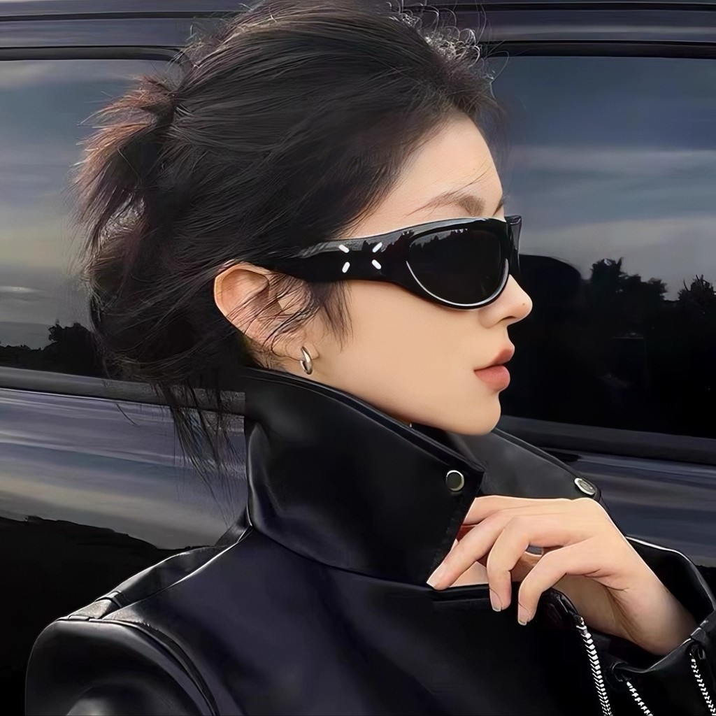 Retro Y2k Hottie Cyberpunk Sports Kính râm mắt mèo Kính râm nam ...