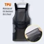 Tạp dề làm việc SUNKISSD, Tạp dề nhà bếp chống thấm nước PVC, Tạp dề làm sạch chống bụi bẩn màu đen trong suốt chống dầu
