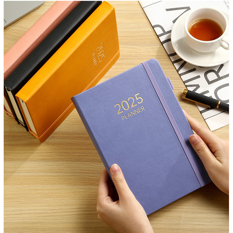 2025 / 2026 A5 Tiếng Anh Đàn Hồi Ban Nhạc Notebook Dây Đeo Sách Notepad Lịch Sketchbook Văn Phòng Ghi Chú Sách Giải Phóng Mặt Bằng Dự Thảo Sách