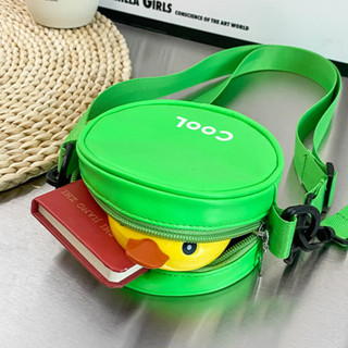 [Giao hàng từ Việt Nam] Túi đeo chéo trẻ em NETDWELL, Túi đeo vai trẻ em bền bằng da PU, Đồng xu trẻ em Mini tròn