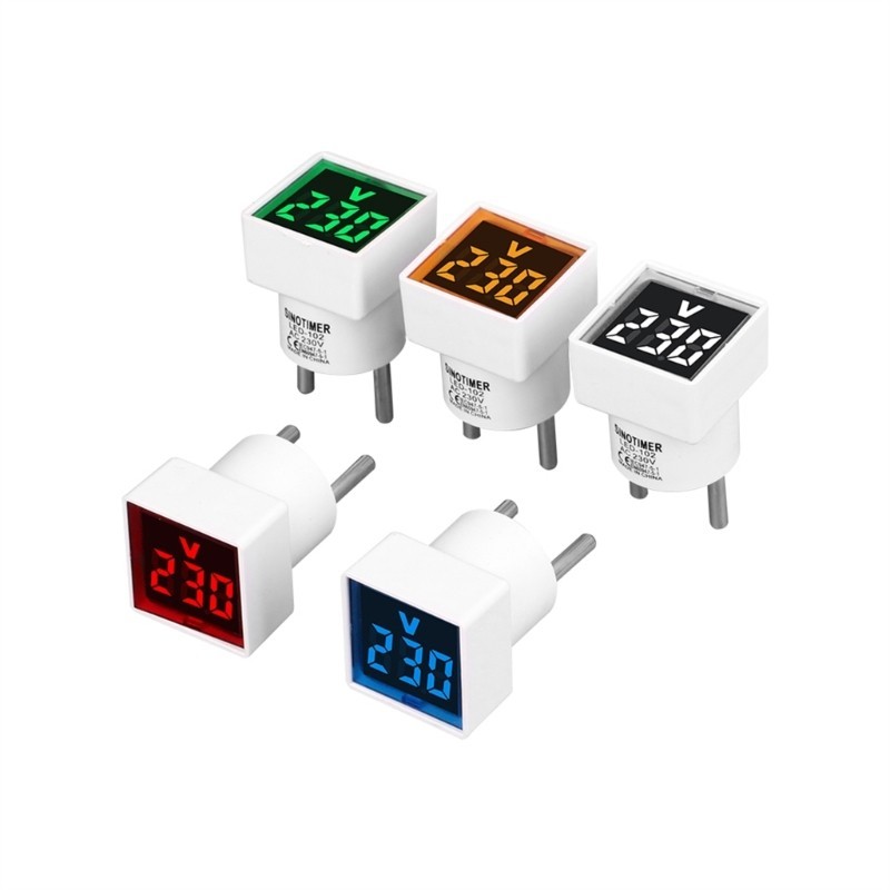 Đồng hồ đo điện áp kỹ thuật số đa chức năng KIKIN 220V 230V Đồng hồ đo điện áp kỹ thuật số chỉ ra cho truyền thông điện Indu