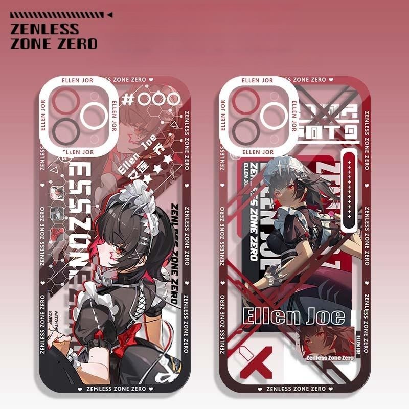 Vỏ Ellen Joe Cho Samsung Galaxy A55 A54 A23 A24 S20 S22 Plus S20FE S21FE Zenless Zone Zero Game Trong Suốt Mắt Thiên Thần Anime Mềm TPU Dễ Thương Vỏ Điện Thoại