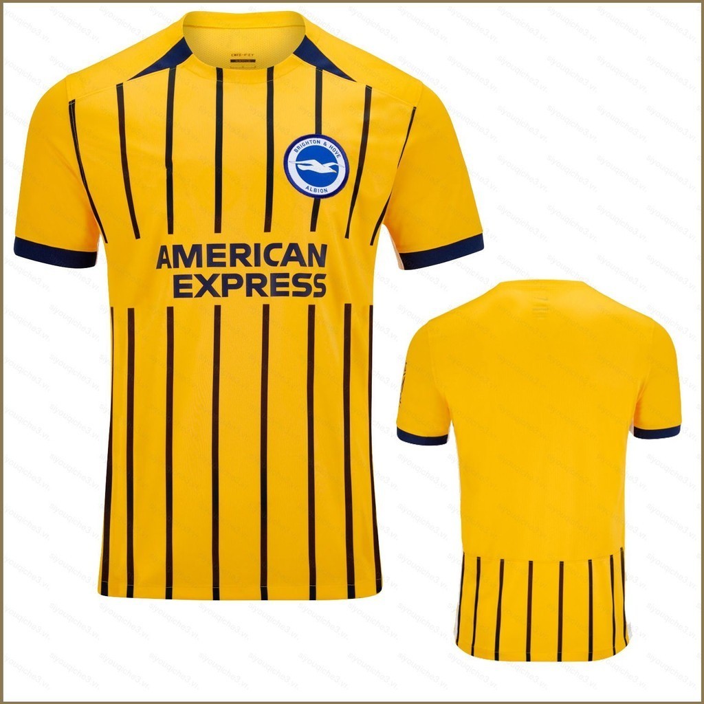 [Sy3] 2024-2025 Premier League Brighton Hove Albion Câu lạc bộ bóng đá sân khách Áo thun Fan Size Plus