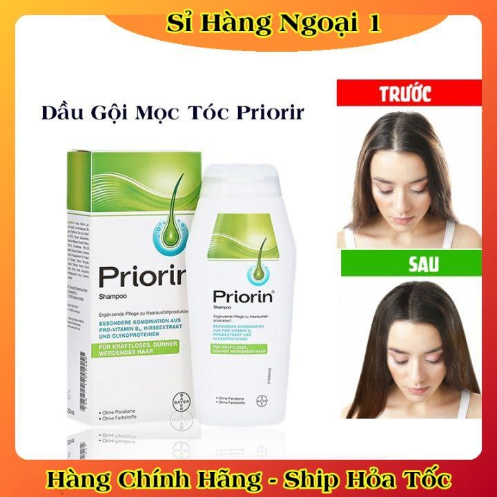 Dầu gội Priorin chống rụng tóc - kích thích mọc tóc dày và dài - Nội địa Đức Đủ Bill
