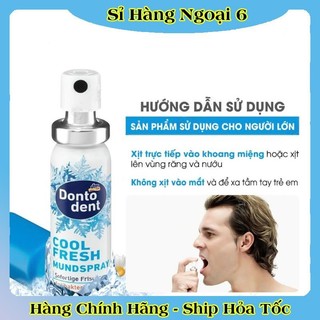 [DATE MỚI ĐỦ BILL] XỊT THƠM MIỆNG DONTODENT 15ML KHÁNG KHUẨN CỦA ĐỨC
