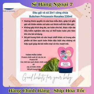 [auth] [ Nội địa Đức Đủ Bill] Dầu gội xả Bubchen 2in1 hình trái tim cho bé từ 1 tuổi chai 230ml [Hot] .