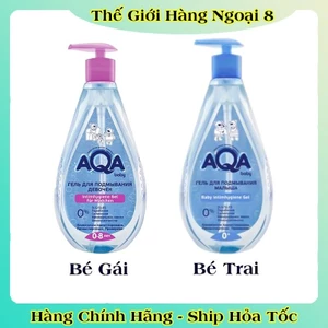 Dung dịch vệ sinh AQA BABY cho bé từ sơ sinh 0+ đến 8 tuổi 250ml của Nga