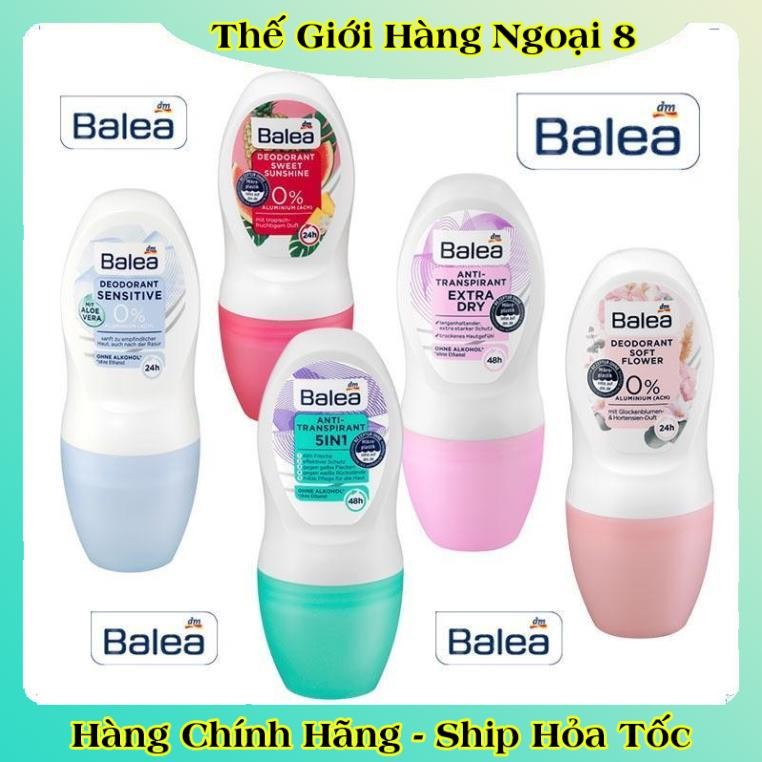 Kem khử mùi hôi nách, lăn khử mùi Balea Deocreme với baking soda, 50ml - Nội địa Đức Đủ Bill