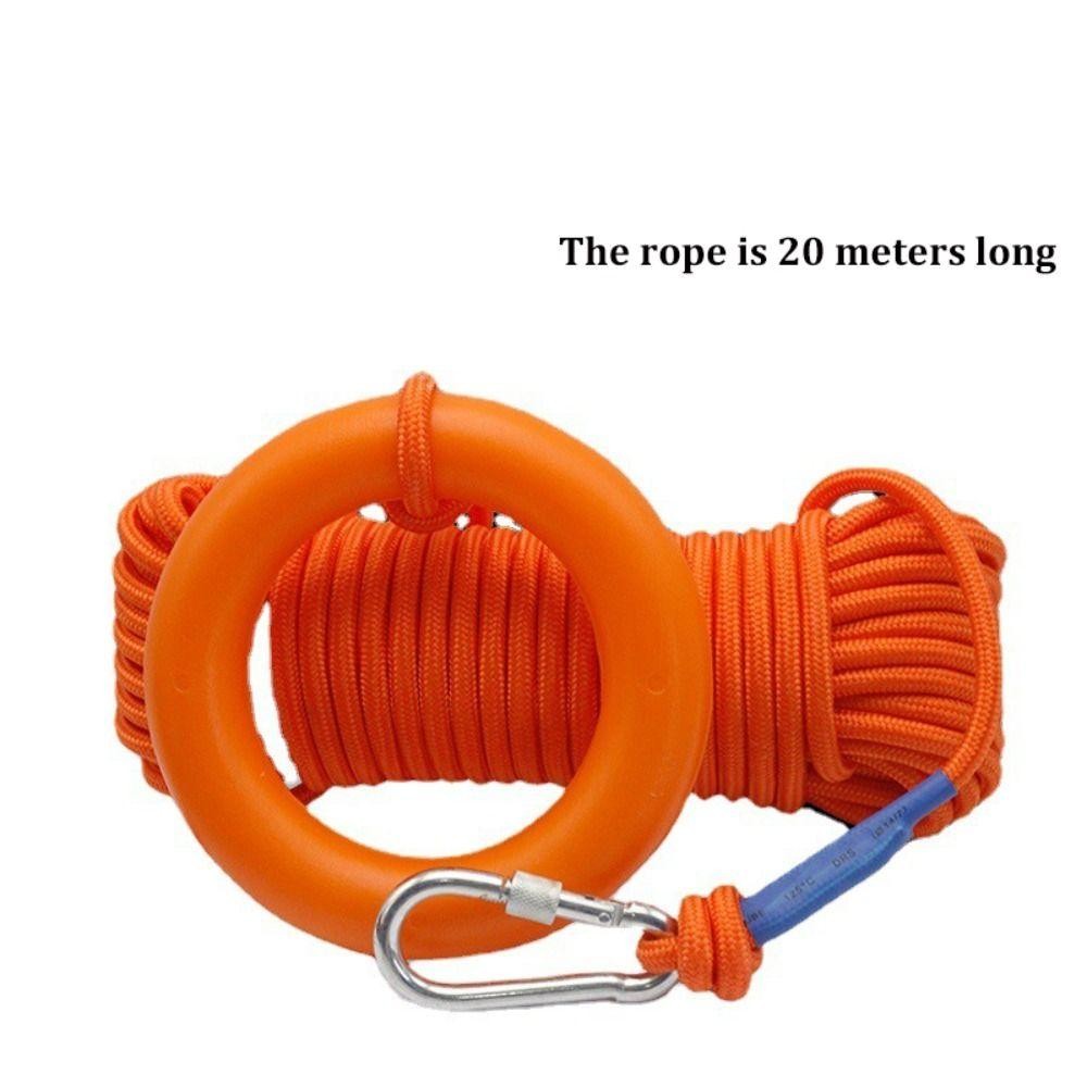 ICUCKO Dây cứu sinh thể thao dưới nước, nhẹ 20m phản quang, bền chắc