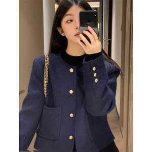 Áo khoác dạ tweed nữ phong cách tiểu thư sang chảnh hottrend xu hướng thời trang Hàn Quốc MT33 SP218