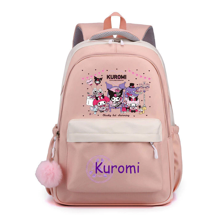 Unisex Cute Canvas Backpack – for School – 6