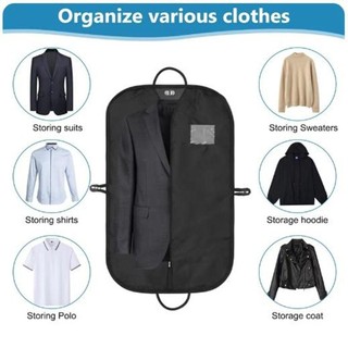 Túi đựng quần áo sọc JEREMY, Túi đựng quần áo vải Oxford 60X100cm, Túi đựng quần áo gấp cao cấp chống bụi thoáng khí cho gia đình