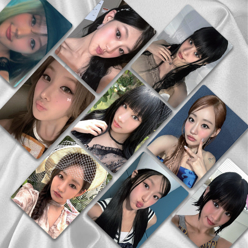 Linxx 50 Chiếc KISS OF LIFE Thẻ Laser Holographic Kpop Photocards Dòng Bưu Thiếp